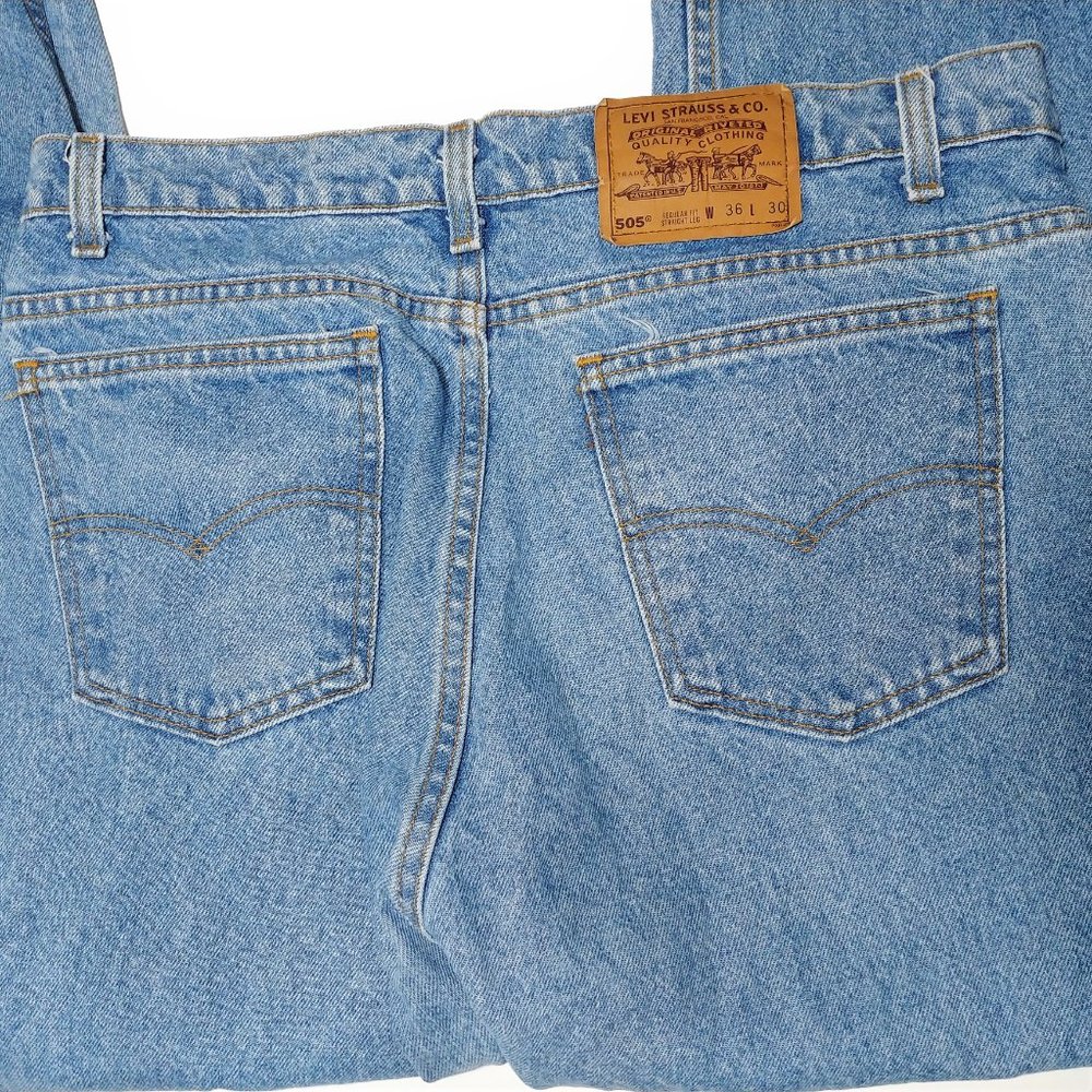 Vintage Levi's 501 Jeans Made In USA Orange Tab